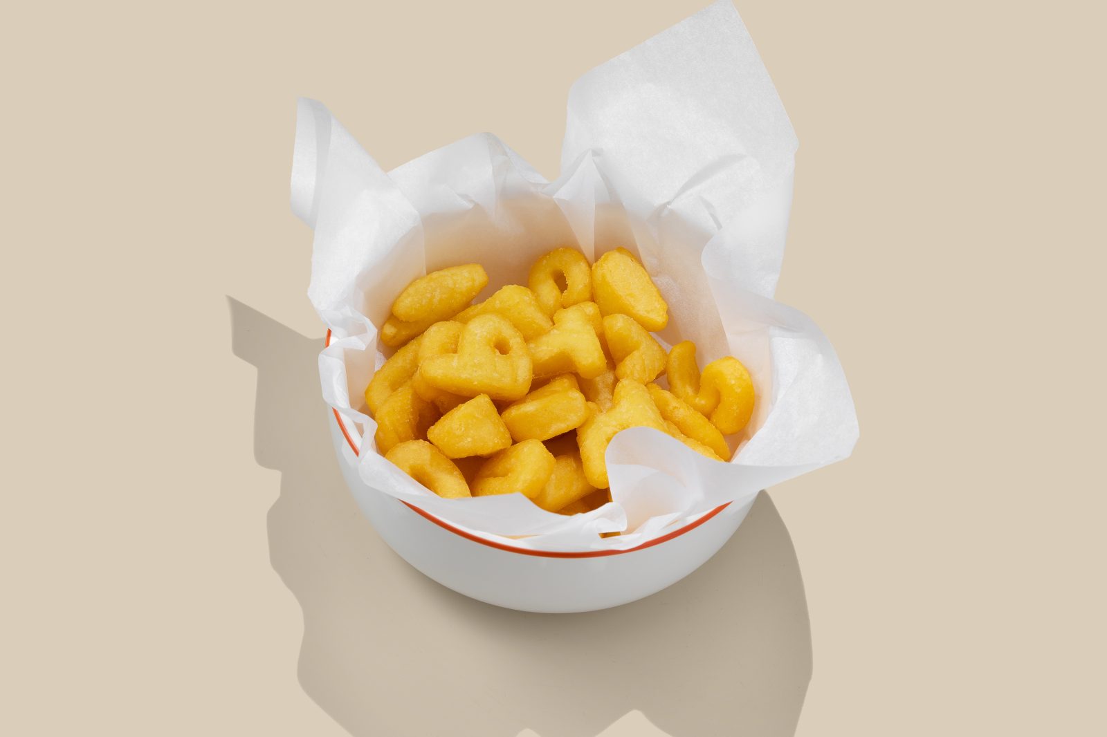 Letter-shaped Fries
