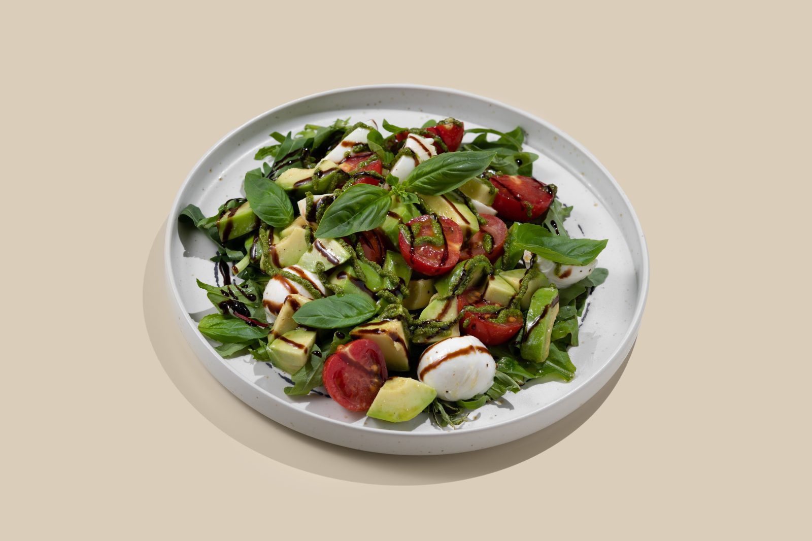 Fresh Mozzarella with Avocado