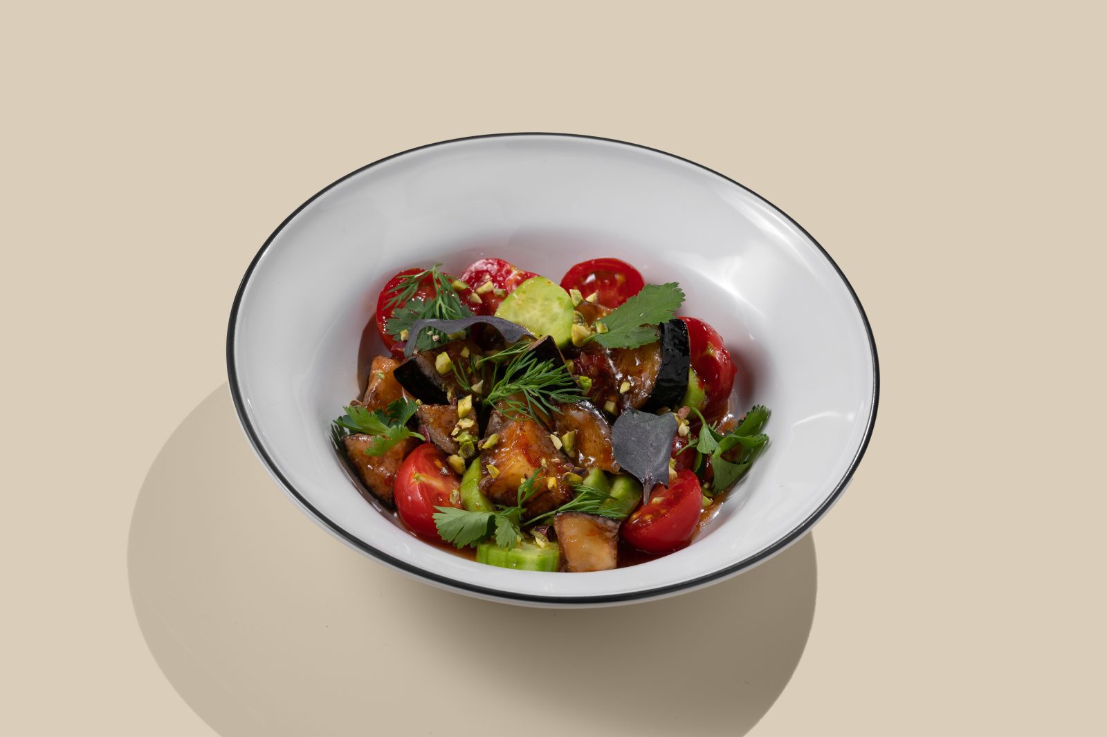 With Caramelized Eggplant