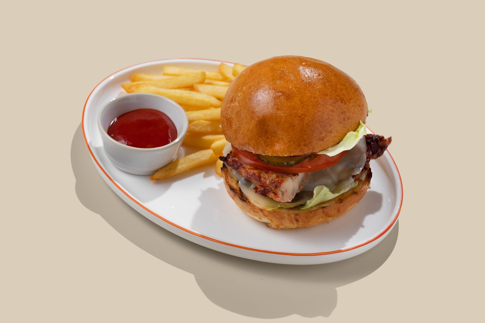 Chicken Thigh Burger